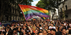 marcha del orgullo marcha antifascista LGBTQ