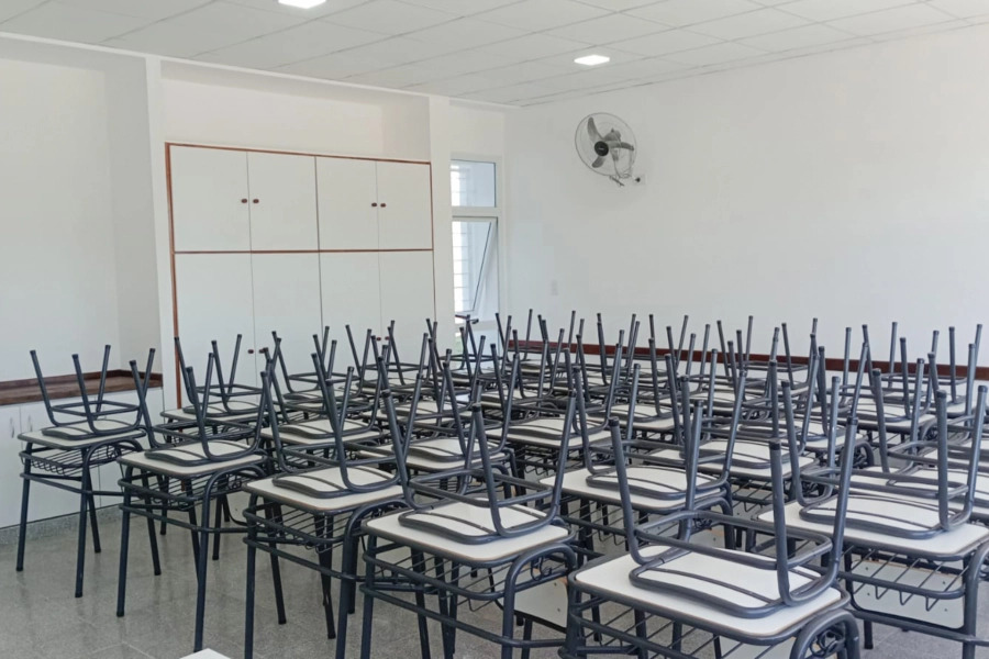 aula-vacia-paro-escuela